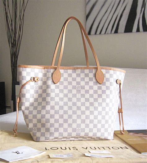 louis vuitton neverfull pochette white|louis vuitton neverfull bag cost.